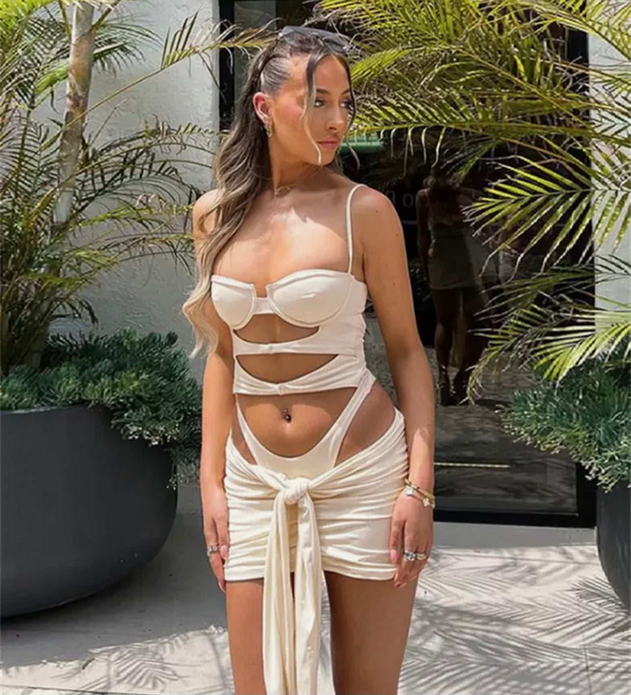 Apricot Bodysuit Set